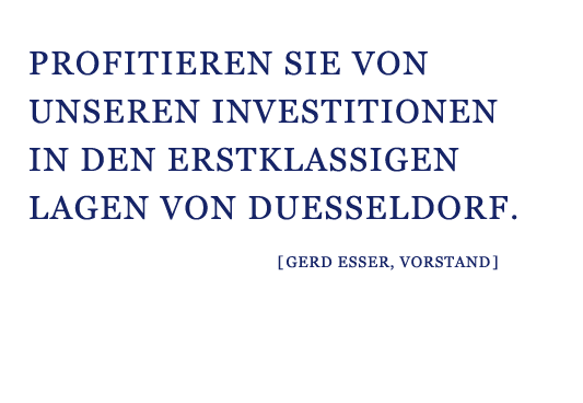 PRIMAG Immobilieninvestitionen in den erstklassigen Lagen von D&uuml;sseldorf, Gerd Esser